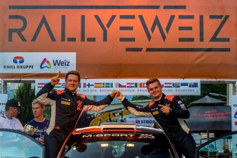 Romet Jürgenson (paremal) ja Siim Oja Rallye Weizil