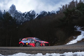 Ott Tanak ja Martin Jarveoja Monte Carlo rallil 2021 Foto: Hyundai Motorsport