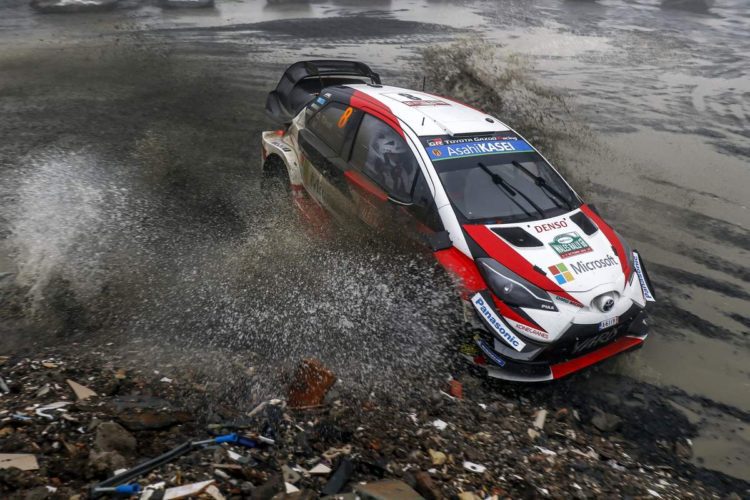 Ott Tänak ja Martin Järveoja Walesi ralli 2018 Foto: Toyota Gazoo Racing WRC