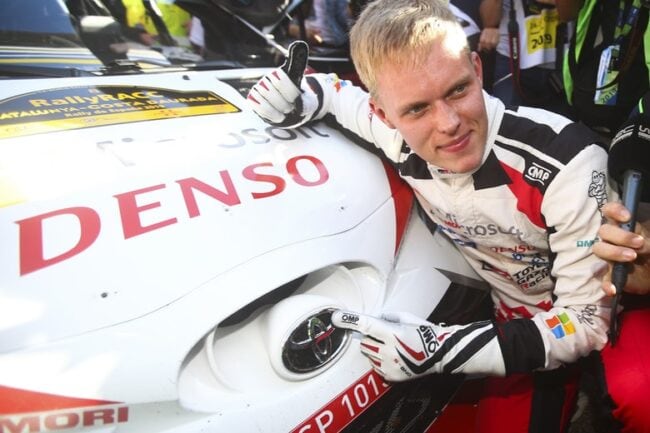 Ott Tänak MM-tiitlit tähistamas, Foto: Toyota Gazoo Racing WRC