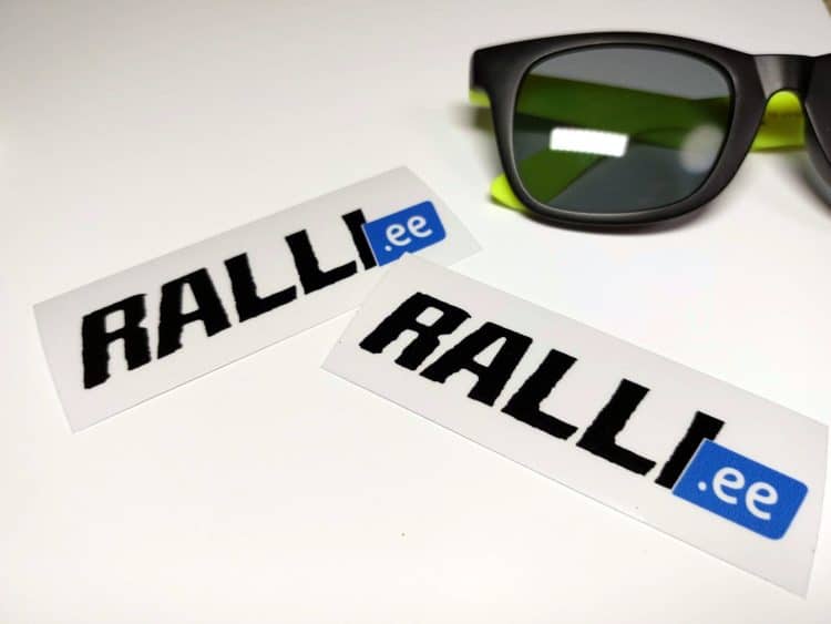 Pisike Ralli.ee kleebis