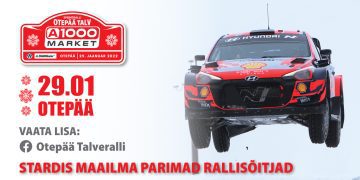 Müügile tulid A1000 Market SprintRalli “Otepää Talv” 2022 piletid