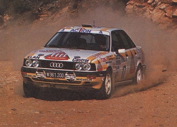 Rudi Stohl Audi 90 B3 Quattro group A Acropolis '89