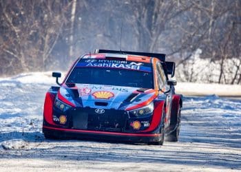Ott Tänak ja Martin Järveoja Monte Carlo rallil 2022 Foto: Hyundai Motorsport