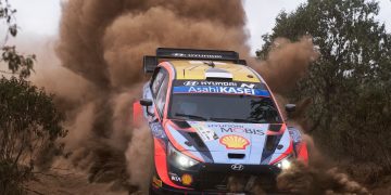 Ott Tanak ja Martin Jarveoja Safari rallil Keenias 2022 Foto: Hyundai Motorsport