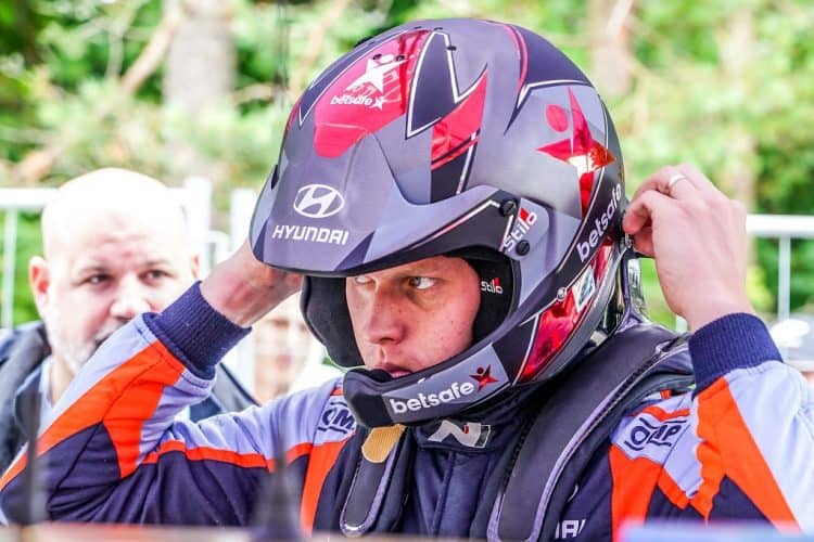 Ott Tänaku Rally Estonia sõidukiiver läheb heategevuslikule oksjonile