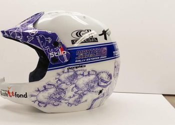 Martin Järveoja stardib Rally Estonial väga erilise kiivriga