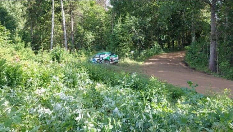 VIDEO: Marco Bulacia eksimus SS11 Rally Estonia