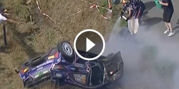 VIDEO: Vaata kuidas Belgias katsevõitu jahtinud Breen auto üle katuse keeras!