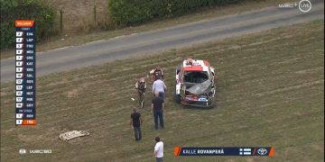 VIDEO: Kalle Rovanperä tegi Belgia ralli teisel katsel karmi avarii ning katkestas