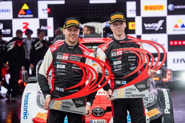 Kalle Rovanperä ja Jonne Halttunen Rally Estonia 2022 Foto: Jaanus Ree
