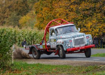 Priit Liblik ja Henri Rump sama autoga 2022 aasta Saaremaa rallil. Foto: Marleen Maask / Ralli.ee