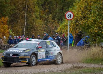 Saaremaa ralli 2022 võitjad Egon Kaur ja Silver Simm, Foto: Marleen Maask