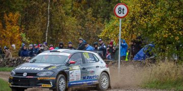 Saaremaa ralli 2022 võitjad Egon Kaur ja Silver Simm, Foto: Marleen Maask