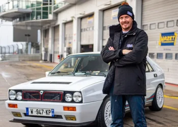 Guerlain Chicherit ja Lancia Delta Evo-e. Foto: @world/Red Bull Content Pool