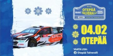 Müügile tulid 04. veebruaril toimuva Otepää Talveralli piletid!