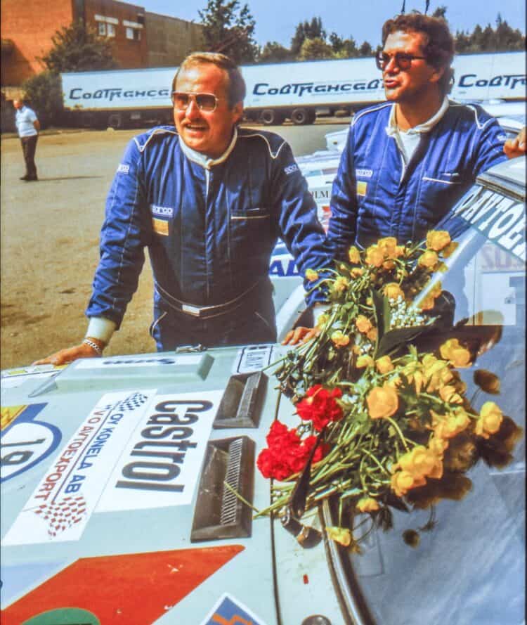 Joel Tammeka ja Ants Kulgevee 1988. aasta Sozuz rallil Foto: Mati Hiis