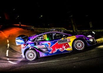 Sébastien Loeb ja Isabelle Galmiche Monte Carlo rallil 2022 Foto: M-Sport
