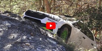 Värske WRC2 meister sõitis uue Skoda RS Fabia Rally2 testil teelt välja – VIDEOD