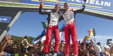 Ott Tänak ja Martin Järveoja Rally RACC 2019 Foto: Toyota Gazoo Racing WRC
