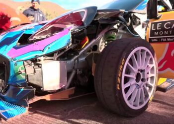 Tänaku meeskonnakaaslane lõhkus auto ja Evans langes esikolmikust välja