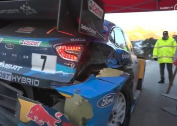 VIDEO: Ford Puma korda saanud Tänaku meeskonnakaaslase ralli lõppes viimases kurvis