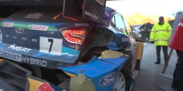 VIDEO: Ford Puma korda saanud Tänaku meeskonnakaaslase ralli lõppes viimases kurvis