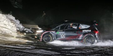 Rober Virves ja Hugo Magalhães Elverum rallil