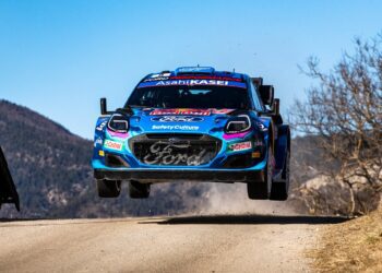 Ott Tänak ja Martin Järveoja Monte Carlo 2023 Foto: Jaanus Ree / Red Bull Content Pool