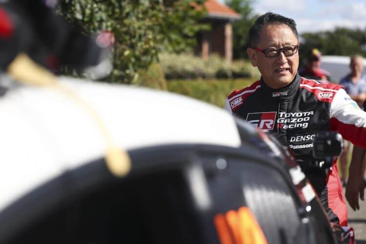 Akio Toyoda Foto. Toyota Gazoo Racing