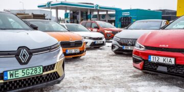 Fotol Eesti aasta auto 2023 finalistid. Foto: Pille Russi