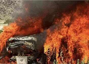 Draama Dakari rallil – Coroneli meeskonna auto põles maha juba esimesel päeval – VIDEO