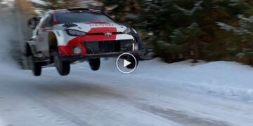 VIDEO: Kalle Rovanperä valmistus Rootsi ralliks ideaalses talveilmas