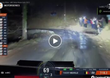 VIDEO: Vaata kuidas Neuville teisel kiiruskatsel teelt välja sõitis