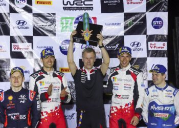 Mehhiko ralli poodium 2020 Foto: Toyota Gazoo Racing