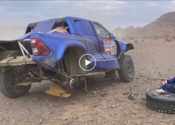 Hoolimata tänasest ebaõnnest on Urvo ja Risto eesmärk Dakari rallil endine – VIDEO