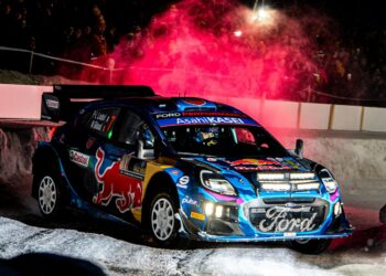 Pierre-Louis Loubet Rootsi rallil 2023 Foto: M-Sport