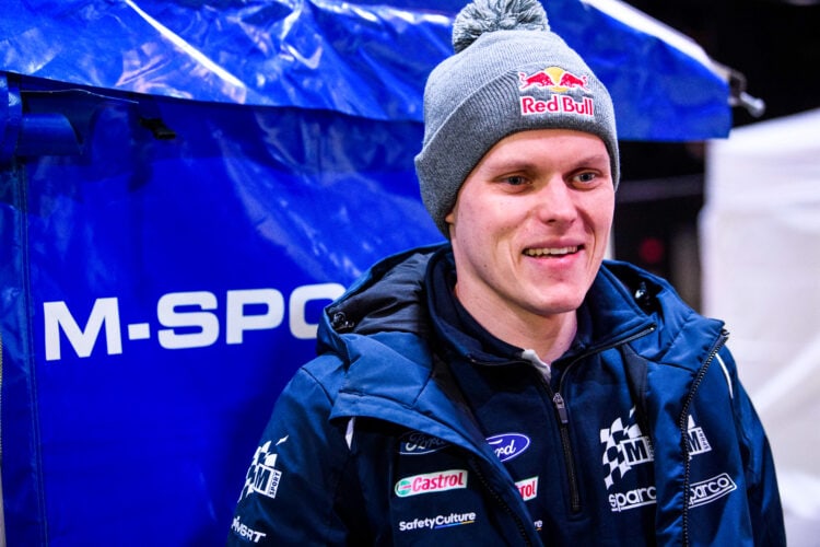 Ott Tänak oli Rootsi ralli testikatse esimesel läbimisel kolmas