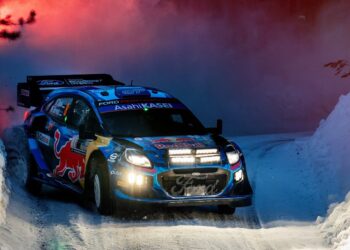 Ott Tänak ja Martin Järveoja Rootsi ralli 2023 Foto: M-Sport