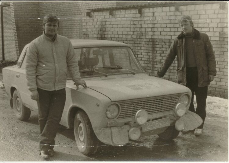 Ivar Raidam ja Mario Sootna Vastlaralli 1982