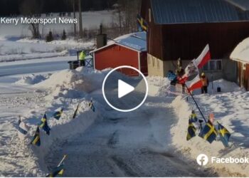VIDEO: Craig Breen pääses 12. kiiruskatsel lumevallist väga napilt