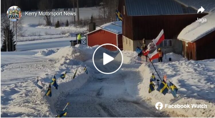 VIDEO: Craig Breen pääses 12. kiiruskatsel lumevallist väga napilt