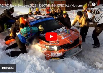 VIDEO: Vaata kuidas Rootsi rallil üks salakaval kurv autosid “neelas”