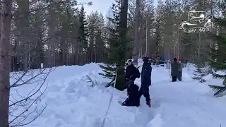 VIDEO: Vaata kuidas Takamoto Katsuta Rootsi ralli viiendal katsel üle katuse käis