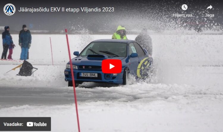 VIDEO: Jäärajasõidu Eesti karikavõistluste II etapp sõideti Viljandi järvel