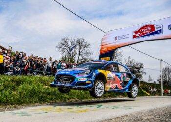 Ott Tänak ja Martin Järveoja Horvaatia rallil Foto: M-Sport