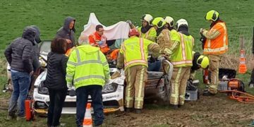 Belgia rallil, kiirusel 180 km/h suure avarii teinud sportlase hooaeg on läbi!