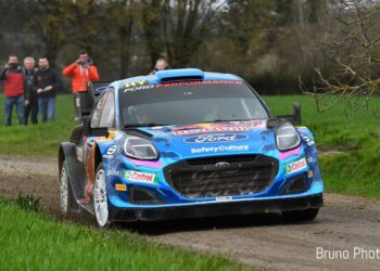 Ott Tänak ja Martin Järveoja Belgia rallil Foto: Bruno Sohier