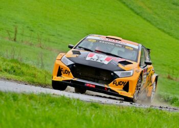 Georg Linnamäe ka James Morgan Belgia rallil Foto: Valentin Mathieu