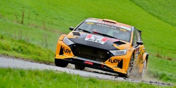 Georg Linnamäe ka James Morgan Belgia rallil Foto: Valentin Mathieu